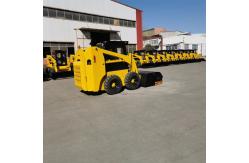 China Crawler Wheel Mini Skid Loader 1500kgs Low Emission With Yanmar Engine supplier