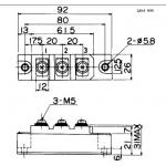 IGBT Power Module 2FI100A-030C FAST RECOVERY DIODE MODULE FUJITSU igbt power module for sale