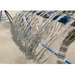 Hot Dipped Galvanized Razor Wire Coils Single Or Concertina For Prision for sale