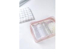 China Shockproof And Durable Transpatent Waterproof Toiletry Bag With Zipper supplier