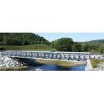 Steel Structure Temporary Bridge Construction / Pre Engineered Pedestrian Bridges for sale