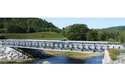 China Steel Structure Temporary Bridge Construction / Pre Engineered Pedestrian Bridges supplier