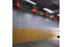 China Removable Wooden Folding Acoustic Partition Walls Sliding Operable Partitions For Conference Hall supplier
