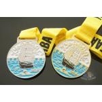 Dragon Boat And Swimming Metal Gold Award Medals For Art Gifts Customized Shape for sale