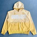 Custom Streetwear Oversized Heavyweight 500gsm 100% Cotton Acid Wash Sun Faded Zip Up Hoodie Men with Zipper Pockets for sale