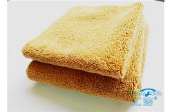 China 15mm High Pile Micro Fiber Cleaning Cloth Towel No Fading For Bathroom supplier