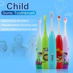 Cartoon Children'S  Toothbrush Customized Color With 3 Brush Heads for sale