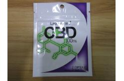 China Clear Front Herbal Incense Packaging Recyclable Custom Logo For Tobacco Leave supplier
