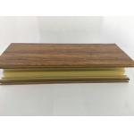 Third - Dimension Wood Finish Aluminium Profiles Solid Substantial for sale