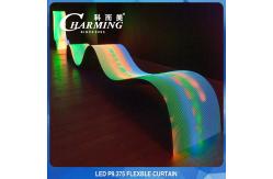 China Anti Collision Flexible LED Screen Wall Windproof No Flicker supplier