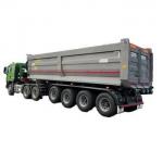 3 4 5 Axles used Sand Break Stone Rocky Scrap Yard Tipper Dump Semi Trailer For Mine Coal Transport Dump Trailer for sale