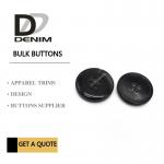 Black Fancy ing Buttons , Electroplating Bulk Craft Buttons Nickel Free for sale