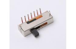 China Smooth Miniature Slide Switch SPDT 1 Pole 5 Position SS15E11 supplier