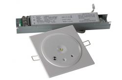 China IP20 Ceiling Emergency Light Permanent / Non - Permanent LED Lamp High Brightness supplier
