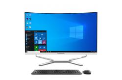 China 27 Inch Curved Screen Game Laptops Desktop Monoblock Computer with Mouse Keyboard supplier