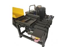 China Electric Button Control 7.5KW Semi Automatic Rag Baler supplier