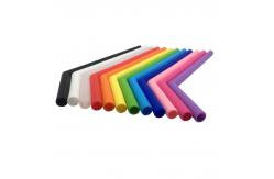China Foldable Degradable Reusable Straws Bpa Free Smoothie Straws With Cleaning Brush supplier