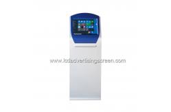 China Ergonomic Self Service Touch Screen Kiosk 1920x1080P With Printer And Keyboard supplier