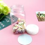 320ml White Screw Cap Square Plastic Juice Bottles Shrink Wrapped