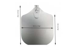 China 12''*14''*31'' Rectangle Wood Handle Metal Pizza Peel 79cm Aluminum Pizza Shovel supplier