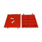 Modular Polyurethane Dewatering Screen Mesh For Shaker Tailings Dry Row System for sale