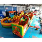 ODM 1000D Inflatables Obstacle Course Kids Bounce House Slide for sale