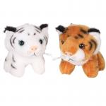 EN71 15cm Simulation Siberian Tiger Plush Doll