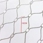 Lightweight Bird Aviary Enclosure 316 Stainless Steel Wire Rope Mesh Woven Zoo Mesh