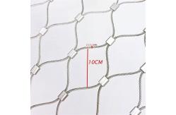 China Lightweight Bird Aviary Enclosure 316 Stainless Steel Wire Rope Mesh Woven Zoo Mesh supplier
