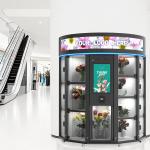 Adjustable Temperature Micron Smart 24 Hour Flower Vending Machines With Touch Screen for sale