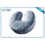 U - Shaped Disposable Non Woven Fabric Bags Comfortable Neck Guard Non Woven Pillow Cover for sale