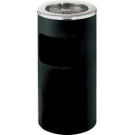 Large Side Opening Rustproof Metal Waste Bin With Ashtray for sale
