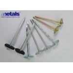 Umbrella Head Sing Shank Hot Dipped Galvanized Roofing Nails With Washer for sale