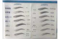 China White Permanent Makeup Practice Skin For Eyebrows / Lips / Eyeliner supplier