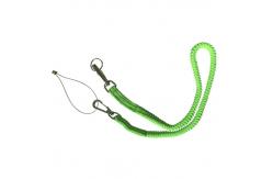 China Scaffold Flexible Tool Safety Lanyards With Zinc Alloy Snap Hooks Orange / Green supplier