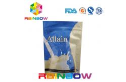 China Smoothing Printed Aluminum Foil Whey Protein Powder Packaigng Pouch With Zipper supplier