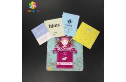 China Flat Open Top Grip Seal Bags Resealable Tear Notch Mylar Pouch Aluminum Foil supplier