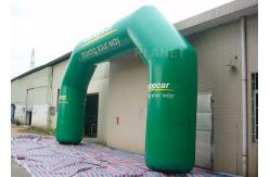 China Green Custom Inflatable Arch / Inflatable Start Finish Arch Wind Resistance supplier