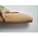 Washable Kraft Wrapping Paper Rolls With White / Red Color Matte Surface for sale