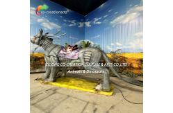 China Ridable Animatronic Monster Ride: Dynamic Motion & Silver-Beast Design For Adventure Parks supplier