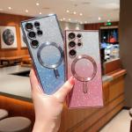 TPU Electroplate Magsafe Magnetic Mobile Case Skin Friendly For IPhone Samsung for sale