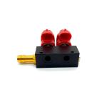 2 Cylinder 3Ohm CNG LPG Injector Rail Fuel Injector Rail For Autogas Conversion System for sale
