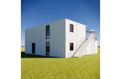 China Wind Resistant Prefab Container House Dirt Proof Easy Maintenance For Hospital supplier