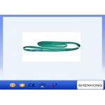 Double Layer Overhead Line Construction Tools Polyester Flat Webbing Sling Double Eyes
