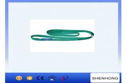 China Double Layer Overhead Line Construction Tools Polyester Flat Webbing Sling Double Eyes supplier