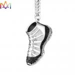 Eco Friendly 32g Hip Hop Shoe Mens Engraved Necklace for sale