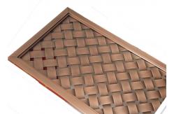 China Architecture Outside Design Concert Hall Metal Facade Fabric With Antique Copper supplier