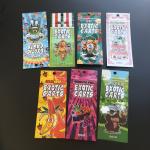 Vape Cartridge Cbd Oil Plastic Pouches Packaging Exotic Carts k Mylar Bag 0.5ml 1ml for sale