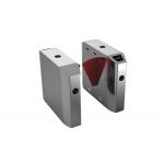 LED Indicator 1.2mm Thickness Flap Barrier Gates IP44 Flap Glass Turnstiles