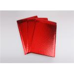Bright Red Color Metallic Bubble Envelopes Bubble Mailers 245x330 #A4 for sale